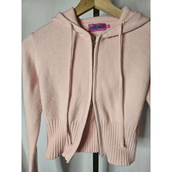 Ediketed Desiree Knitted Set In Pink- Fold Over Pants and Sweater in MED/LRG - Picture 6 of 16